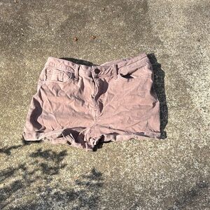 SO Brown Denim Cutoff Shorts